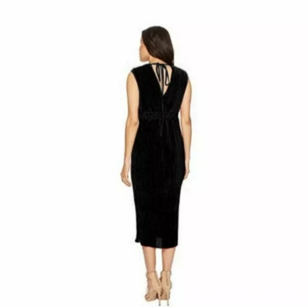 NWT, Romeo + Juliet Couture Black Accordian Pleated Dress - Picture 4 of 16
